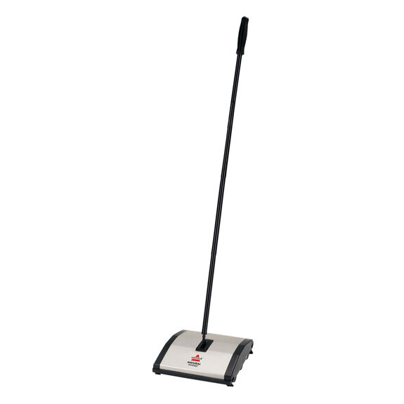 Easy Sweeper Broom Double Rotating Sweeping Action Hand-Propelled No Batteries 